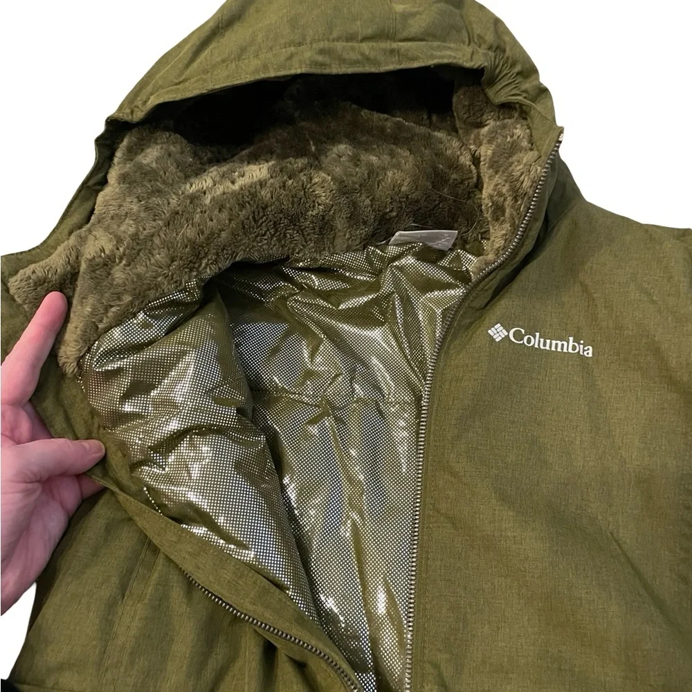 Columbia Kids Forest Green Puffer Jacket